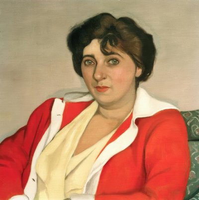 Le chandail rouge - Felix Edouard Vallotton