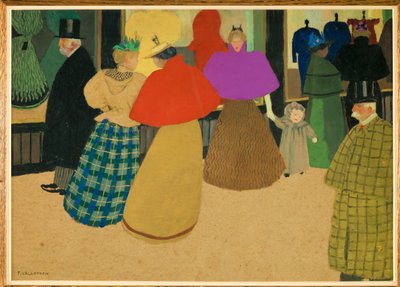Les Passants - Felix Edouard Vallotton