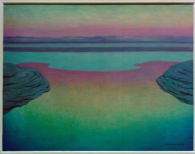 Marée montante le soir - Felix Edouard Vallotton