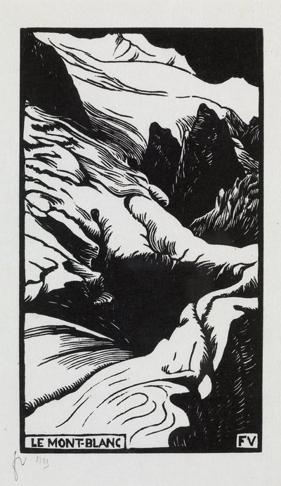 Mont-Blanc, 1892 - Felix Edouard Vallotton