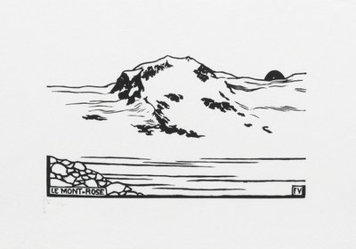 Mont-Rose, 1892 - Felix Edouard Vallotton