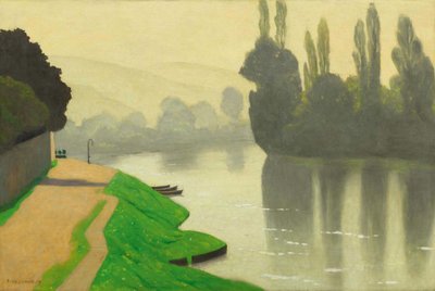 Brume matinale à Andelys, 1917 - Felix Edouard Vallotton