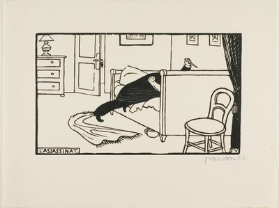 Meurtrier - Felix Edouard Vallotton