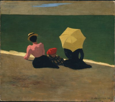 Sur la plage, 1899 - Felix Edouard Vallotton