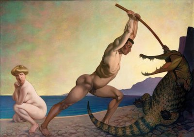 Persée tuant le dragon - Felix Edouard Vallotton