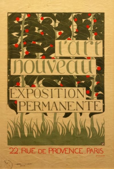 Affiche pour L’Art Nouveau - Felix Edouard Vallotton