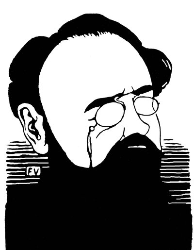 Portrait de Emile Zola - Felix Edouard Vallotton