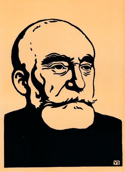 Portrait de Puvis De Chavannes, vers 1898 - Felix Edouard Vallotton