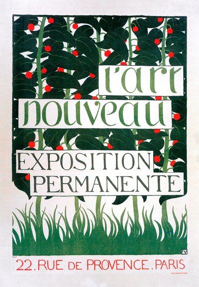 Affiche pour la Galerie L