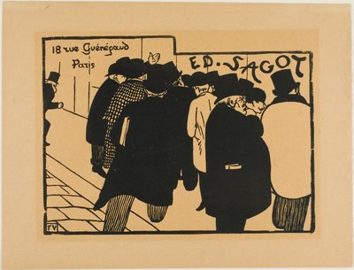 Amateurs de gravures - Felix Edouard Vallotton