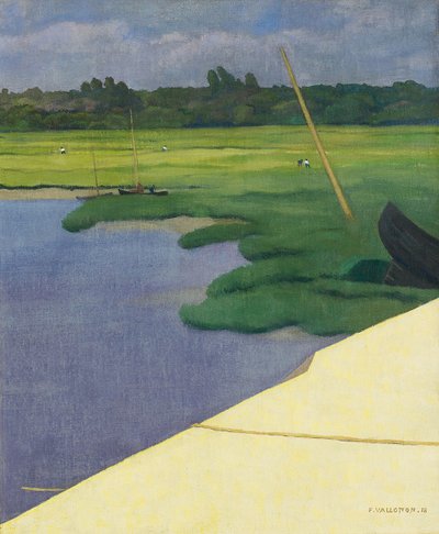 Quai de Berville, 1918 - Felix Edouard Vallotton