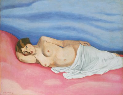 Nu féminin allongé - Felix Edouard Vallotton