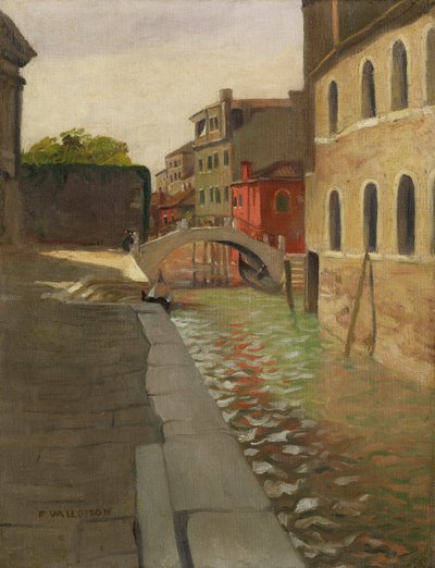 Rio della Salute, Venise - Felix Edouard Vallotton