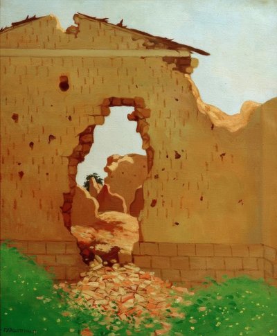 Ruines à Souain - Felix Edouard Vallotton