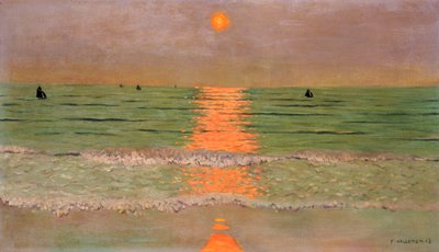 Coucher de soleil, 1913 - Felix Edouard Vallotton