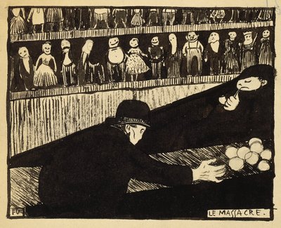 Le Massacre - Felix Edouard Vallotton