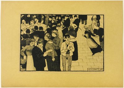 Les Chanteurs - Felix Edouard Vallotton