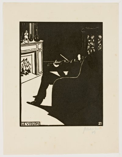 Le Violon, de la série "Instruments de musique", 1896-97 - Felix Edouard Vallotton