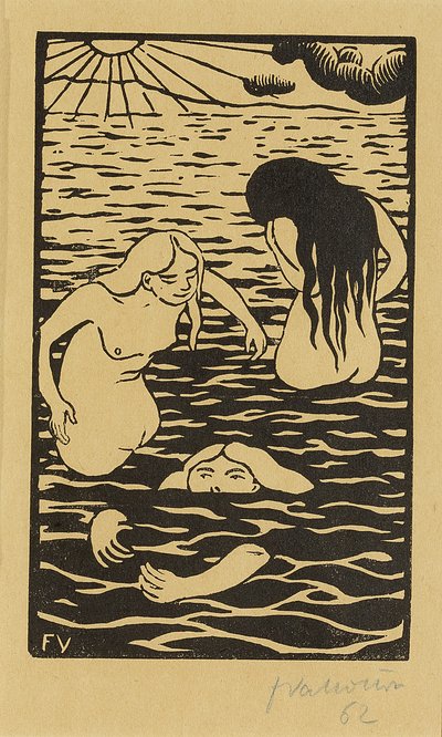 Trois Baigneuses, 1894 - Felix Edouard Vallotton