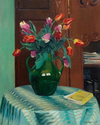 Tulipes roses et rouges - Felix Edouard Vallotton