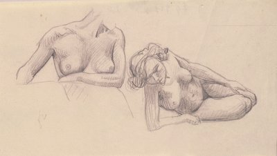 Deux études de nus féminins - Felix Edouard Vallotton