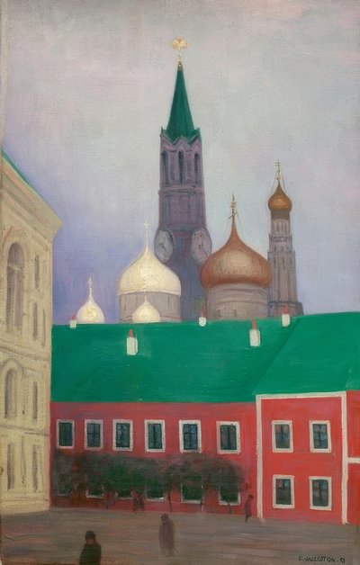 Vue prise au Kremlin le soir - Felix Edouard Vallotton
