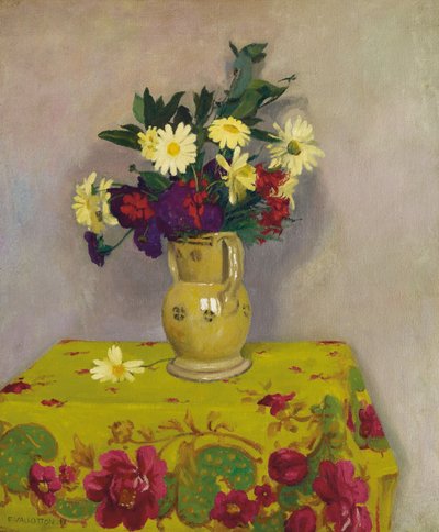 Marguerites jaunes et diverses fleurs, 1911 - Felix Edouard Vallotton