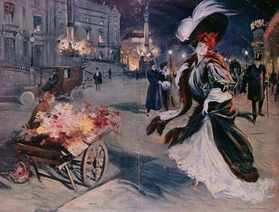 Paris de nuit dans le quartier de l