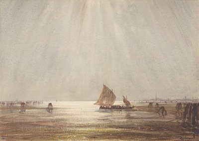 Bateau de pêche vénitien - Felix Francois Georges Philibert Ziem