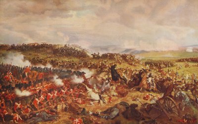 Charge des cuirassiers français à Waterloo, 1874, vers 1915 - Felix Henri Emmanuel Philippoteaux