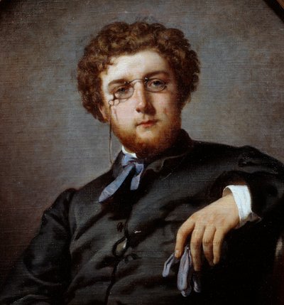 Portrait de Georges Bizet, compositeur français (détail) - Felix Henri Giacomotti