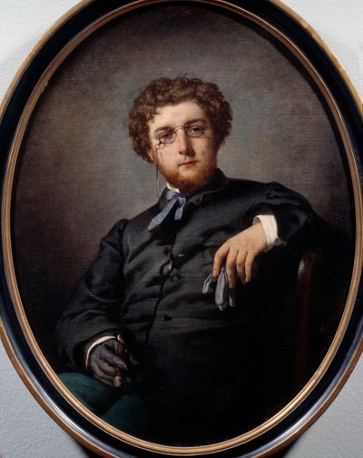 Portrait de Georges Bizet (1838-1875), compositeur français - Felix Henri Giacomotti