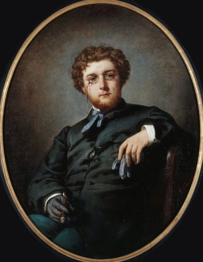Portrait du compositeur Georges Bizet 1838-1875, vers 1865 - Felix Henri Giacomotti