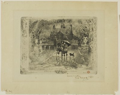 Voisins de campagne - Felix Hilaire Buhot