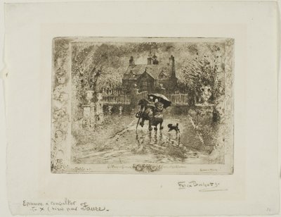 Voisins de campagne - Felix Hilaire Buhot
