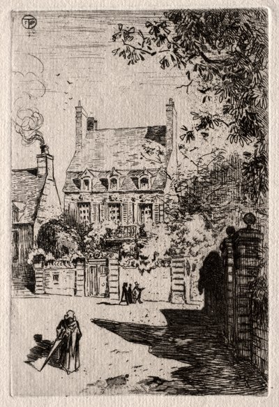En province : La maison à Orléans - Felix Hilaire Buhot