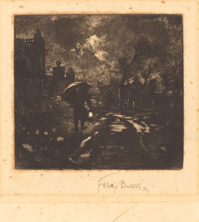 La Ronde de Nuit - Felix Hilaire Buhot