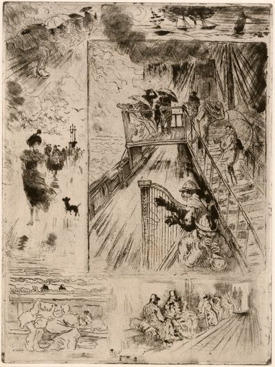 La Traversée - Felix Hilaire Buhot