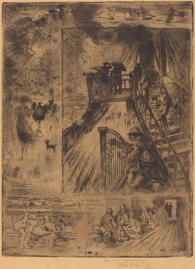 La Traversée, 1879-1885 - Felix Hilaire Buhot
