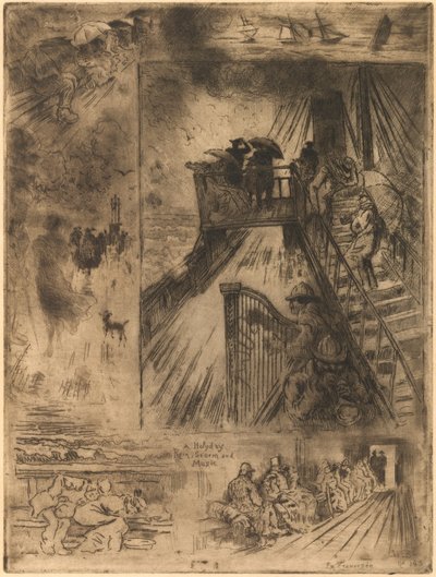 La Traversée, 1879-1885 - Felix Hilaire Buhot