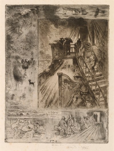 La Traversée, 1879-1885 - Felix Hilaire Buhot