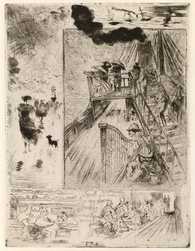 La Traversée, 1879-1885 - Felix Hilaire Buhot