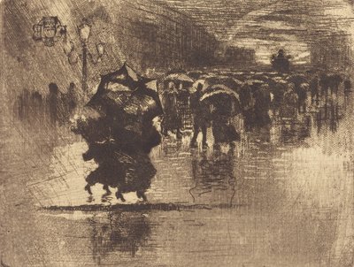 Le Petit Enterrement - Felix Hilaire Buhot