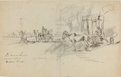 Les Courses de Deauville - Felix Hilaire Buhot