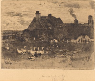 Les Petites Chaumières, 1878 - Felix Hilaire Buhot
