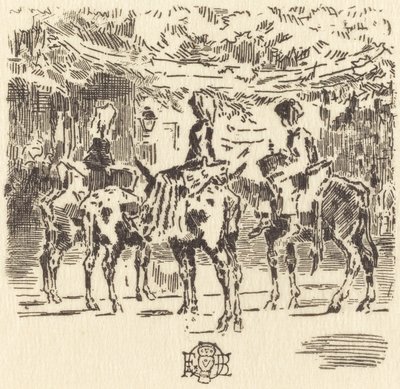 Les Petits Ânes de Luchon - Felix Hilaire Buhot