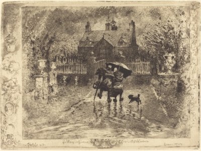 Les Voisins de Campagne, 1879-1880 - Felix Hilaire Buhot