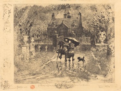 Les Voisins de Campagne, 1879-1880 - Felix Hilaire Buhot