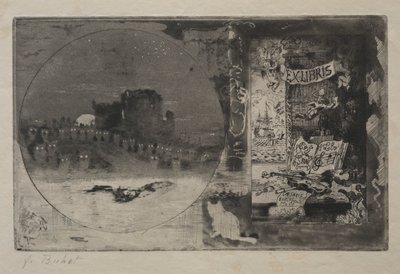 Le Château des Hiboux - Felix Hilaire Buhot
