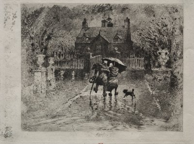 Les voisins de la campagne - Felix Hilaire Buhot